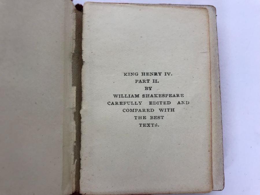 Vintage 1884 Pathfinder Physiology No. 3 Hygienic Physiology Alcoholic Drinks And Narcotics Book And (4) Miniauture William Shakespeare Books [Photo 16]