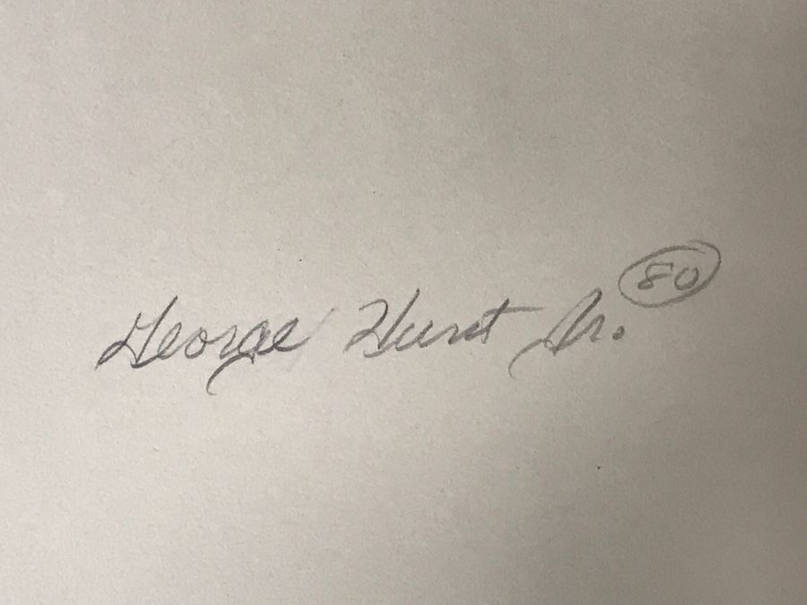 George Hunt Jr 'Kwaguilth Halibut' Limited Edition Serigraph Hand Signed By Artist 68 Of 250 Native American Framed 27.5” X 22.5” [Photo 4]