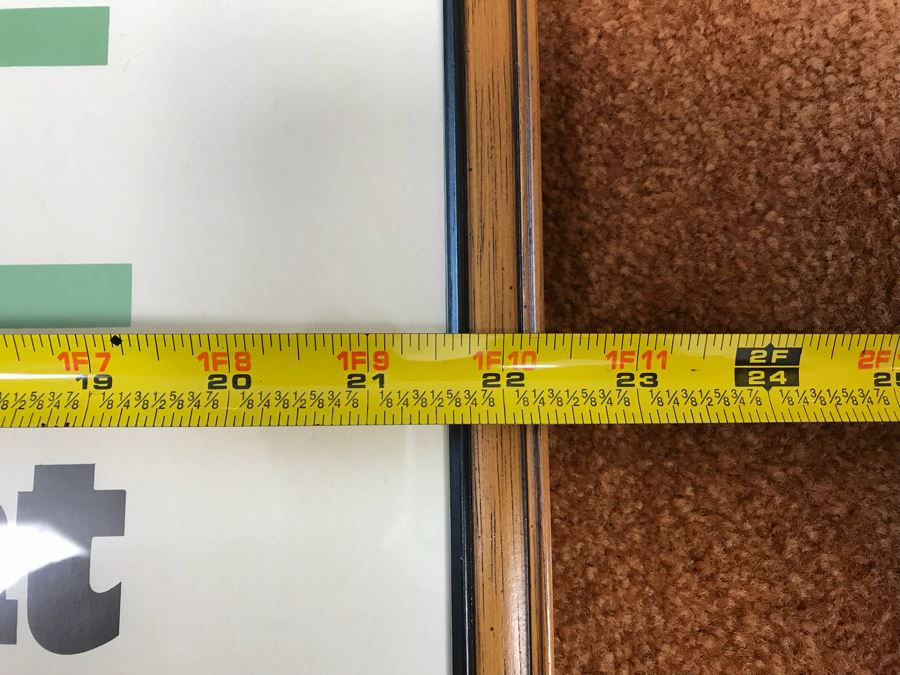 Framed Vintage 1980 Braque Galeria Maeght Poster 22” X 34” [Photo 5]