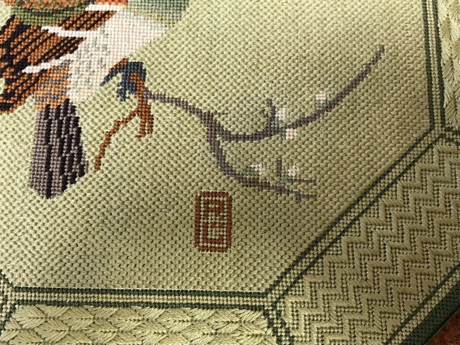 Set Of (5) Bird Motif Needlepoints [Photo 4]