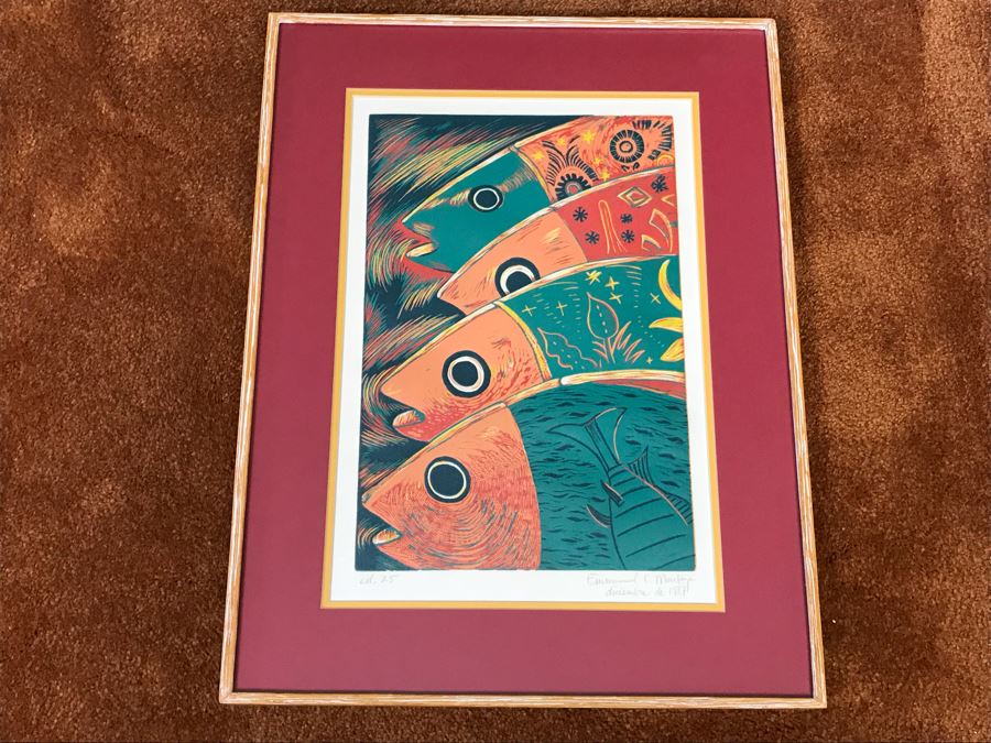 Emmanuel C. Montoya Limited Edition Print Hand Signed By Artist 14' X 18' [Photo 2]