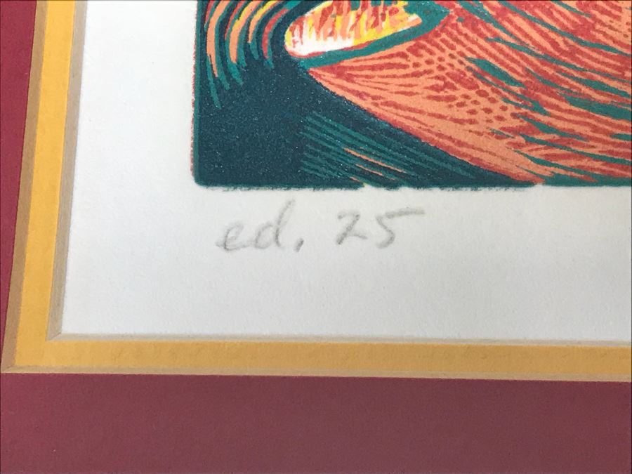 Emmanuel C. Montoya Limited Edition Print Hand Signed By Artist 14' X 18' [Photo 7]