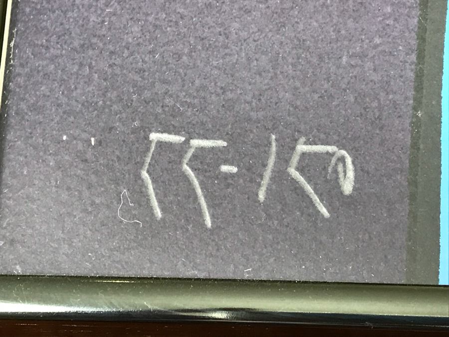 Valerio Adami Limited Edition Print Titled 'Affiche A Festivale D' Anjou' (A Man With Pipe) Italian Pop Art Figure And Genre Painter Hand Signed By Artist In Lower Right 55 Of 150 16' X 29.5' [Photo 7]