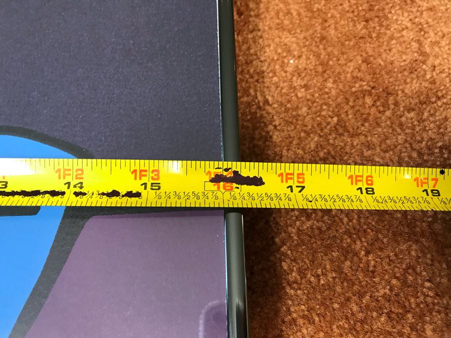 Valerio Adami Limited Edition Print Titled 'Affiche A Festivale D' Anjou' (A Man With Pipe) Italian Pop Art Figure And Genre Painter Hand Signed By Artist In Lower Right 55 Of 150 16' X 29.5' [Photo 8]