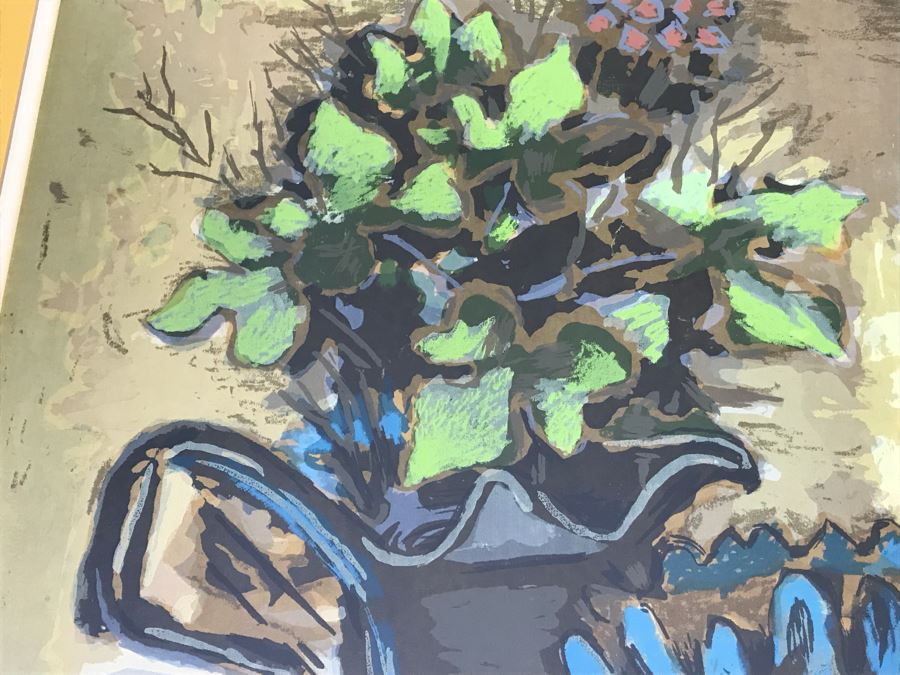 Guy Maccoy (1904-1981) Serigraph Titled “Still Life” 21 Of 40 Hand Signed By Artist G. B. Maccoy 30” X 38” Guy Crittington Maccoy [Photo 5]