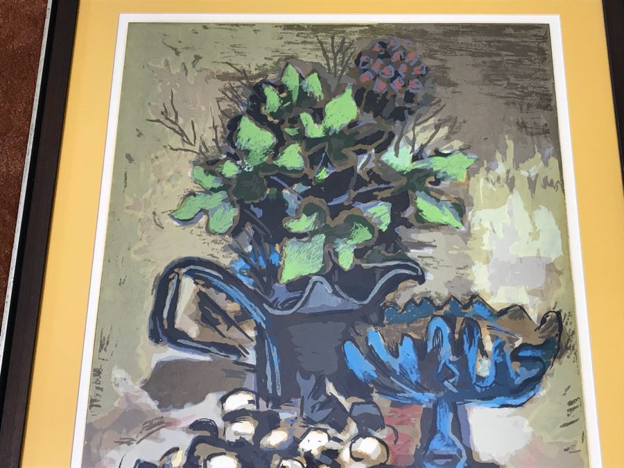 Guy Maccoy (1904-1981) Serigraph Titled “Still Life” 21 Of 40 Hand Signed By Artist G. B. Maccoy 30” X 38” Guy Crittington Maccoy [Photo 3]