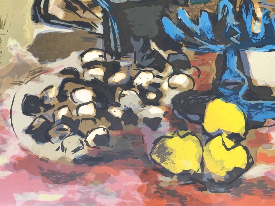 Guy Maccoy (1904-1981) Serigraph Titled “Still Life” 21 Of 40 Hand Signed By Artist G. B. Maccoy 30” X 38” Guy Crittington Maccoy [Photo 6]