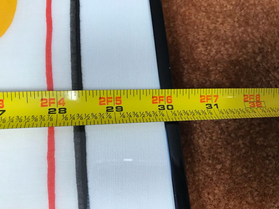 Framed Picasso Scarf Designed By Picasso For World Festival Of Youth And Students 30” X 30” [Photo 8]