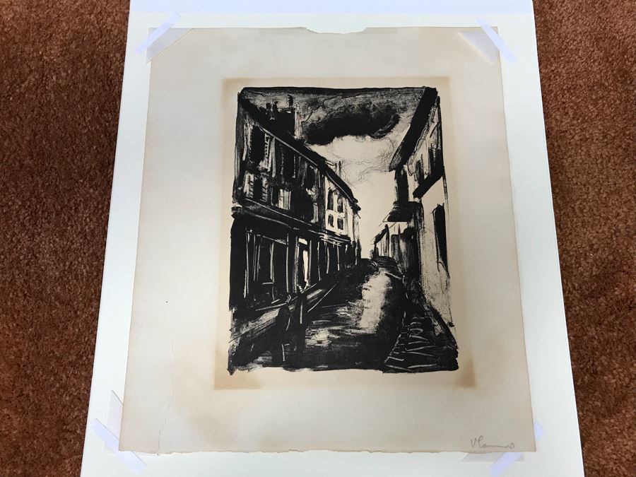 Vintage Engraving Signed Lower Right [Photo 2]