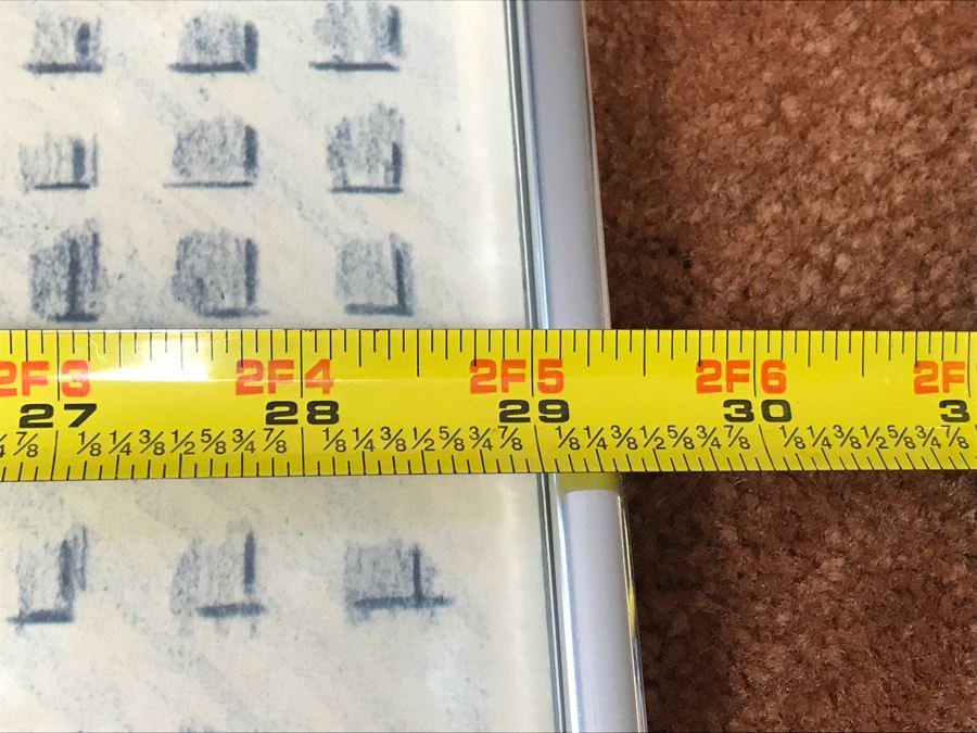 Framed James McCaffry Poster Titled “Inside” Vintage 1978 Arts & Leisure Publications 29” X 40” [Photo 14]