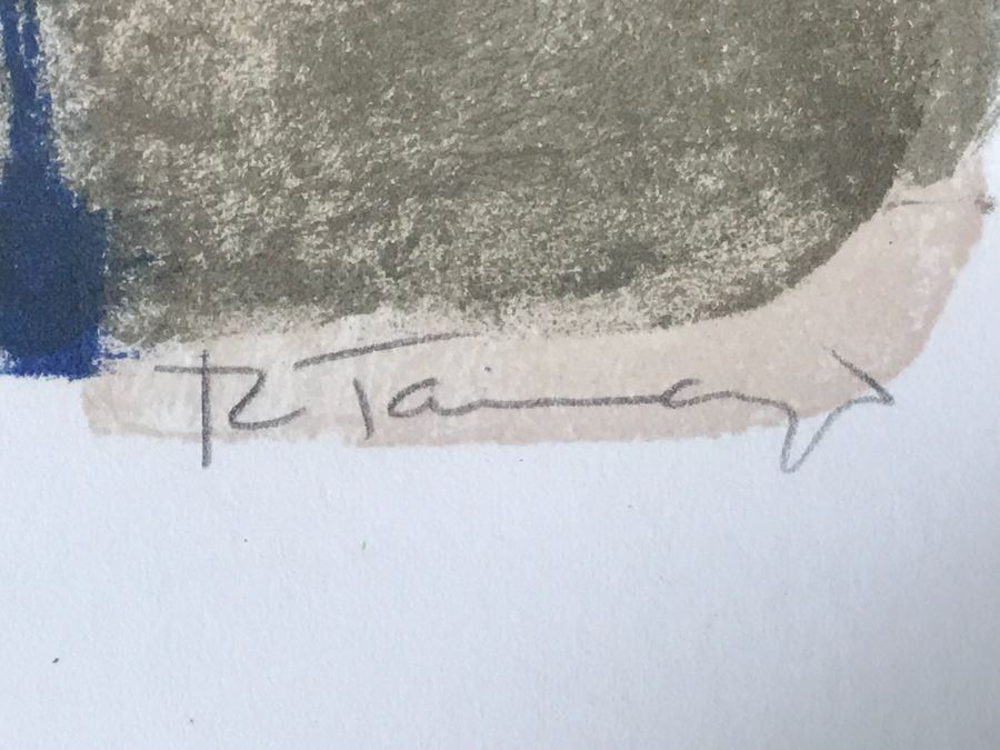 Rofino Tamayo Framed Limited Edition Serigraph 136 Of 150 Hand Signed Lower Right 30.5' X 38.5' [Photo 9]