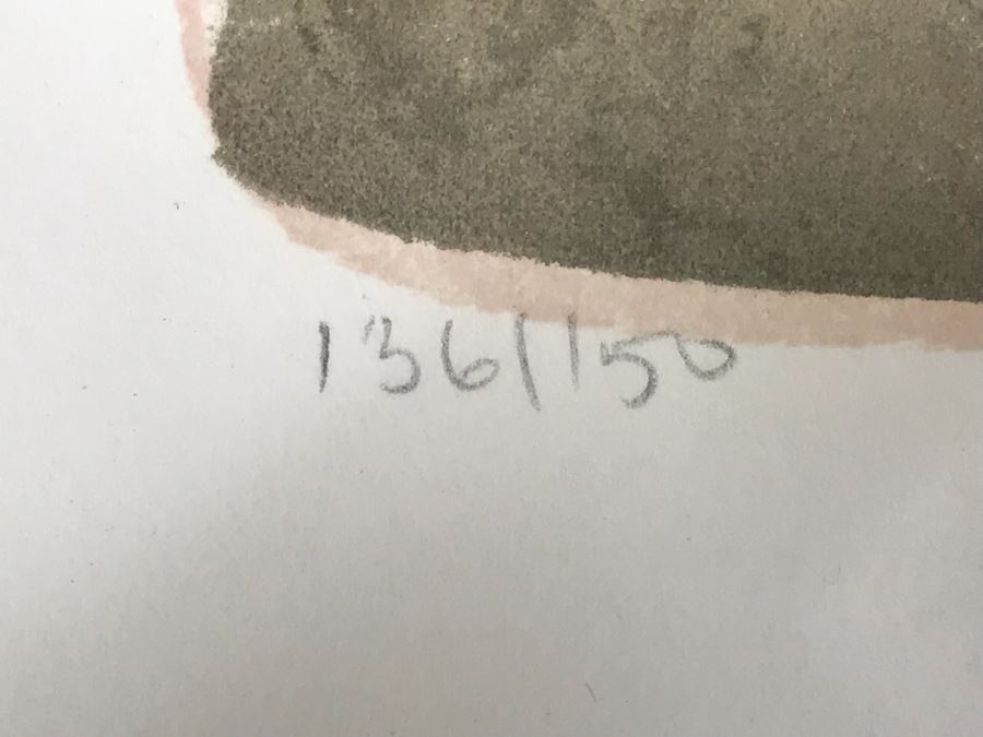 Rofino Tamayo Framed Limited Edition Serigraph 136 Of 150 Hand Signed Lower Right 30.5' X 38.5' [Photo 10]