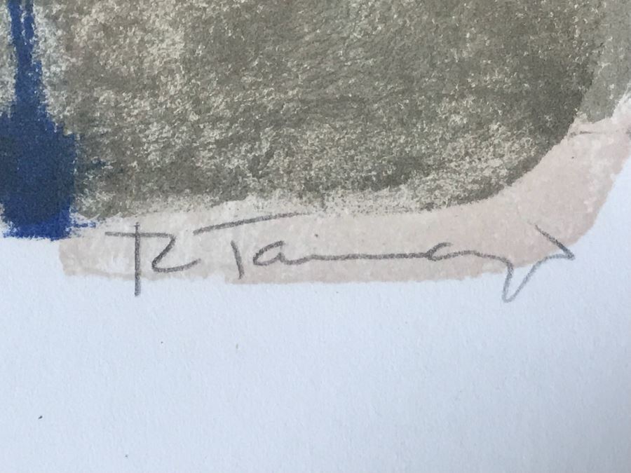 Rofino Tamayo Framed Limited Edition Serigraph 136 Of 150 Hand Signed Lower Right 30.5' X 38.5' [Photo 8]