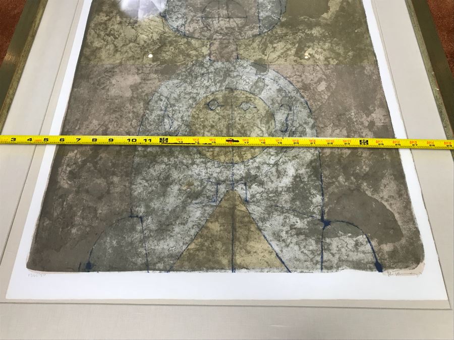 Rofino Tamayo Framed Limited Edition Serigraph 136 Of 150 Hand Signed Lower Right 30.5' X 38.5' [Photo 11]