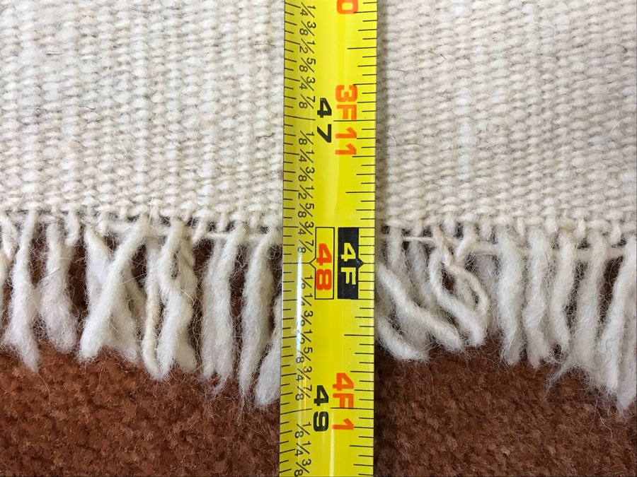 Hand Knotted Wool Area Reservation Rug Fish Motif 21' X 48' [Photo 10]