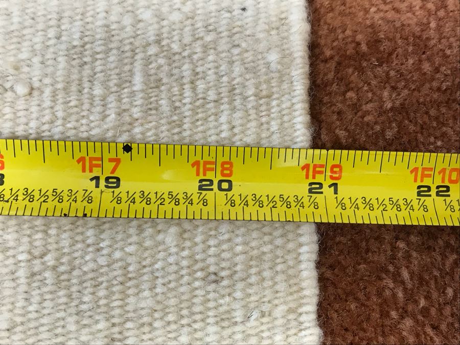 Hand Knotted Wool Area Reservation Rug Fish Motif 21' X 48' [Photo 9]