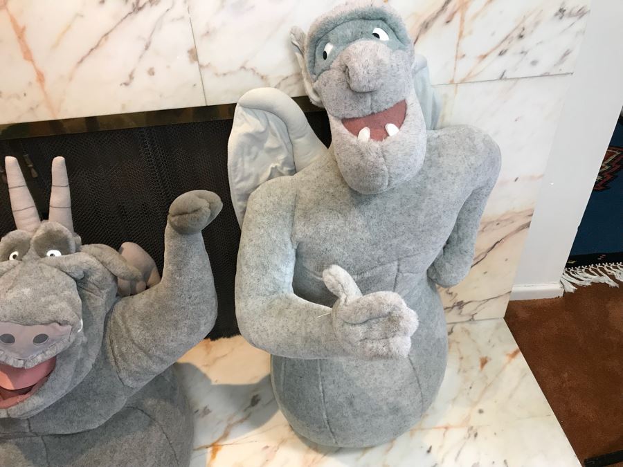 Pair Of Large Plush Toys From Disney’s The Hunchback Of Notre Dame [Photo 8]