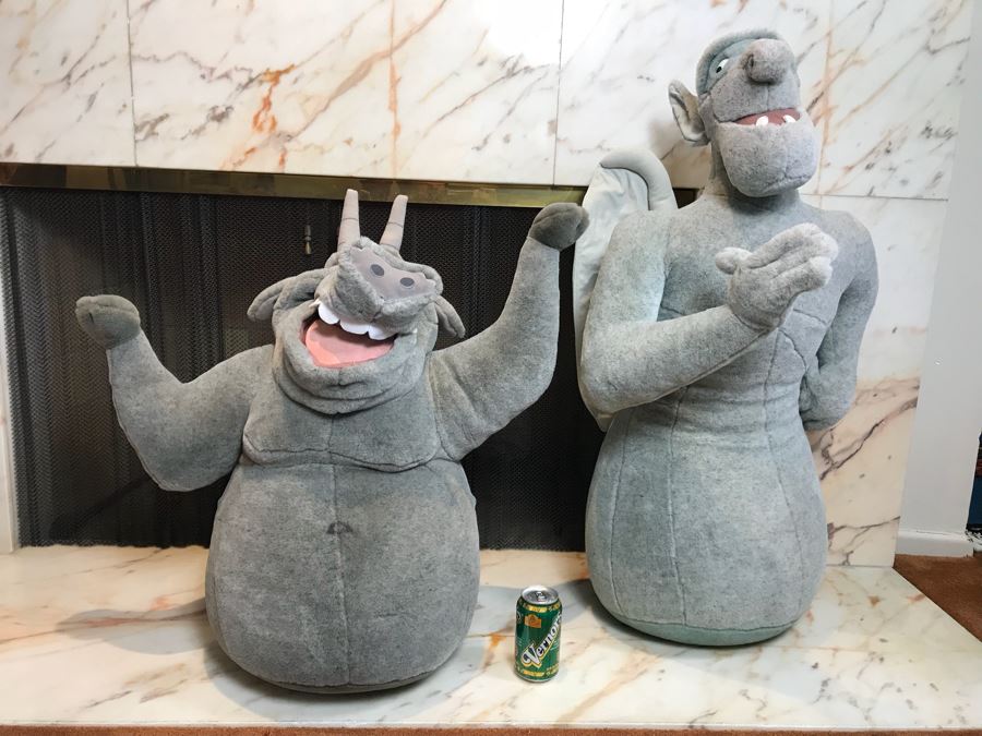 Pair Of Large Plush Toys From Disney’s The Hunchback Of Notre Dame [Photo 9]
