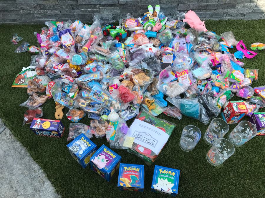 Pokemon Limited Edition 23K Gold-Plated Trading Cards, Disney Glasses And Huge Collection Of Happy Meal Toys From McDonalds, Burger King [Photo 5]