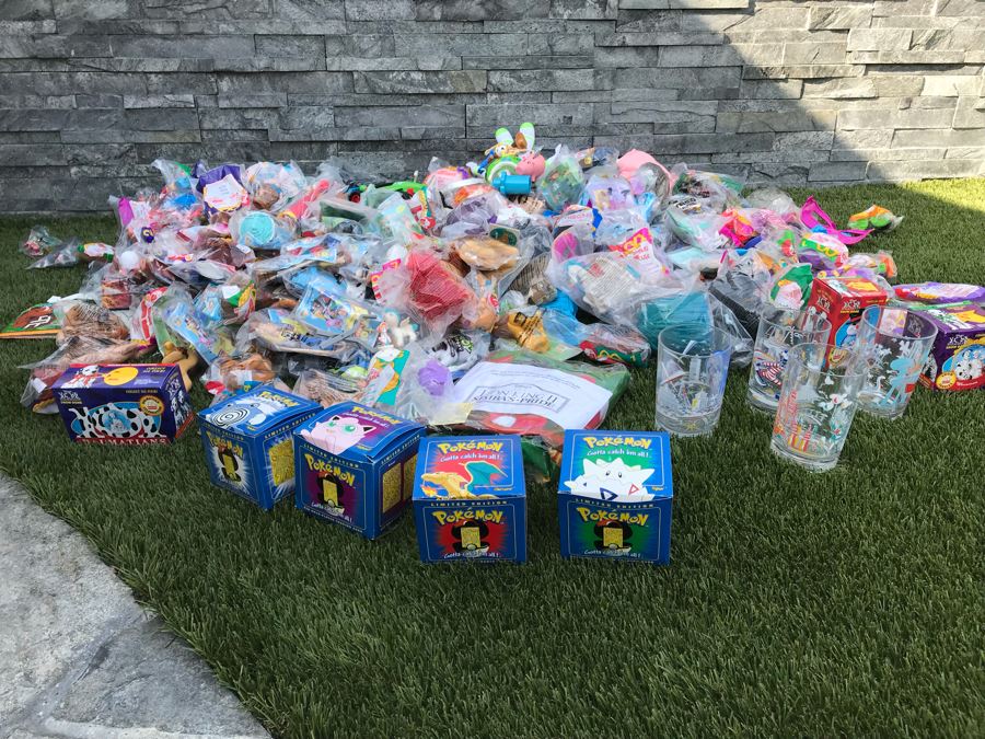 Pokemon Limited Edition 23K Gold-Plated Trading Cards, Disney Glasses And Huge Collection Of Happy Meal Toys From McDonalds, Burger King [Photo 4]