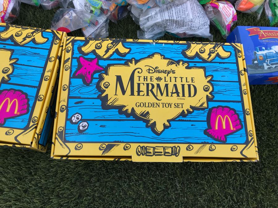 Disney’s The Little Mermaid Golden Toy Sets, Anastasia Toys, Ty Beanie Babies And Huge Collection Of Happy Meal Toys From McDonalds, Burger King [Photo 12]