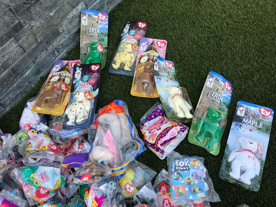 Disney’s The Little Mermaid Golden Toy Sets, Anastasia Toys, Ty Beanie Babies And Huge Collection Of Happy Meal Toys From McDonalds, Burger King [Photo 9]
