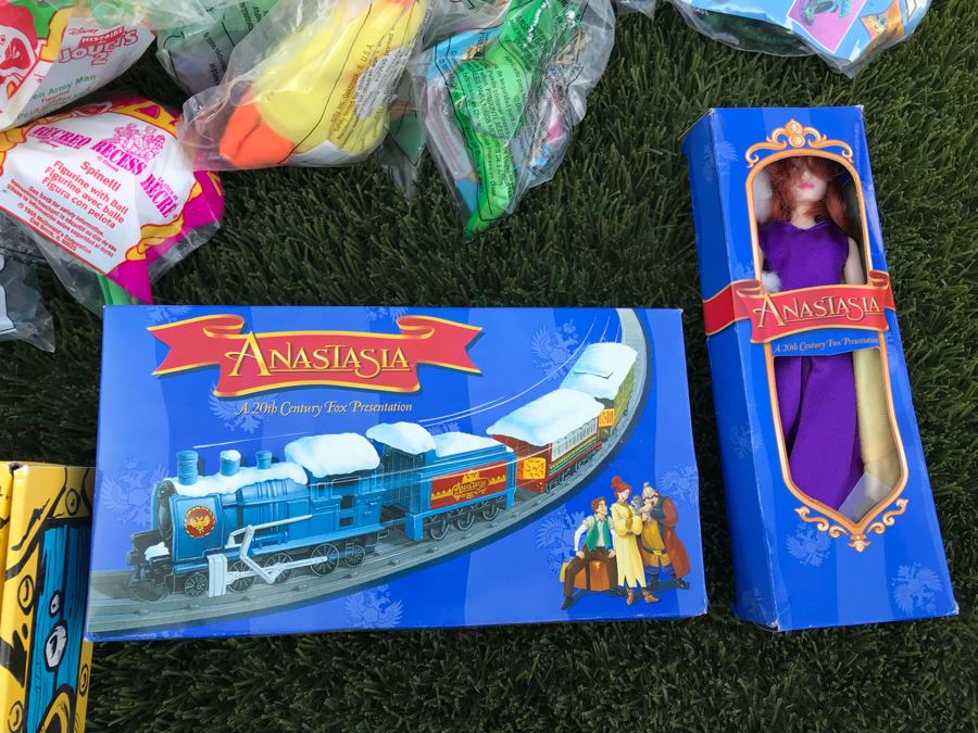 Disney’s The Little Mermaid Golden Toy Sets, Anastasia Toys, Ty Beanie Babies And Huge Collection Of Happy Meal Toys From McDonalds, Burger King [Photo 10]