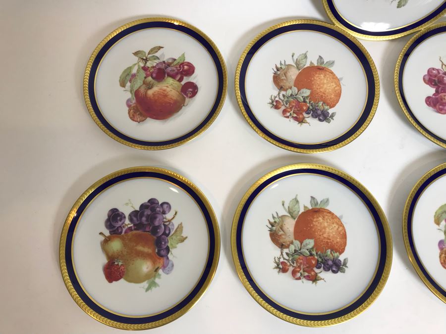 (12) E&R Schumann Bavaria Arzberg Germany Fruit Desert Plates [Photo 3]