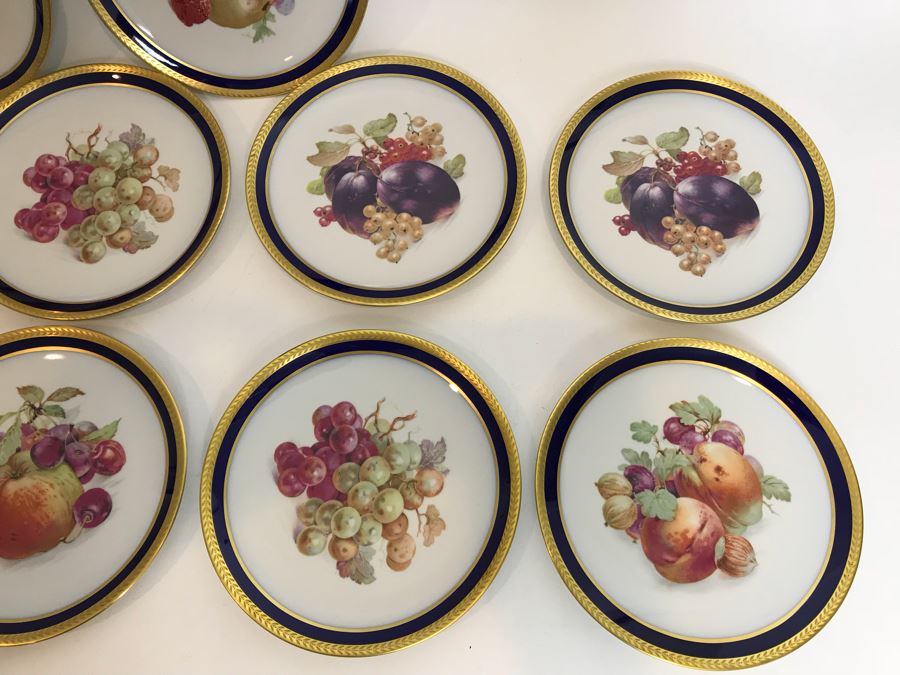 (12) E&R Schumann Bavaria Arzberg Germany Fruit Desert Plates [Photo 5]