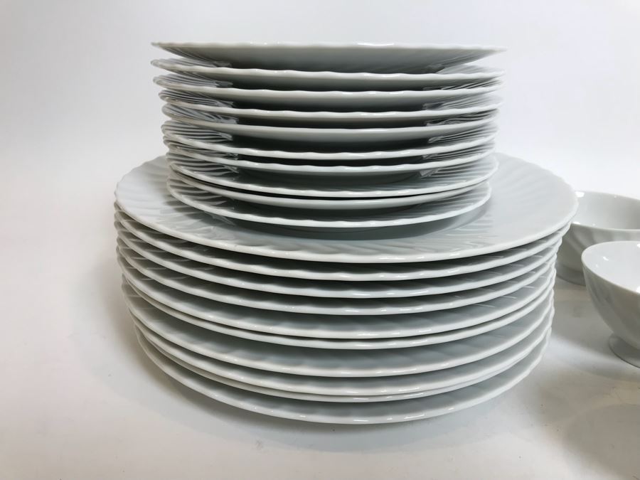 49 Piece White Porcelain China Cups And Plates [Photo 7]