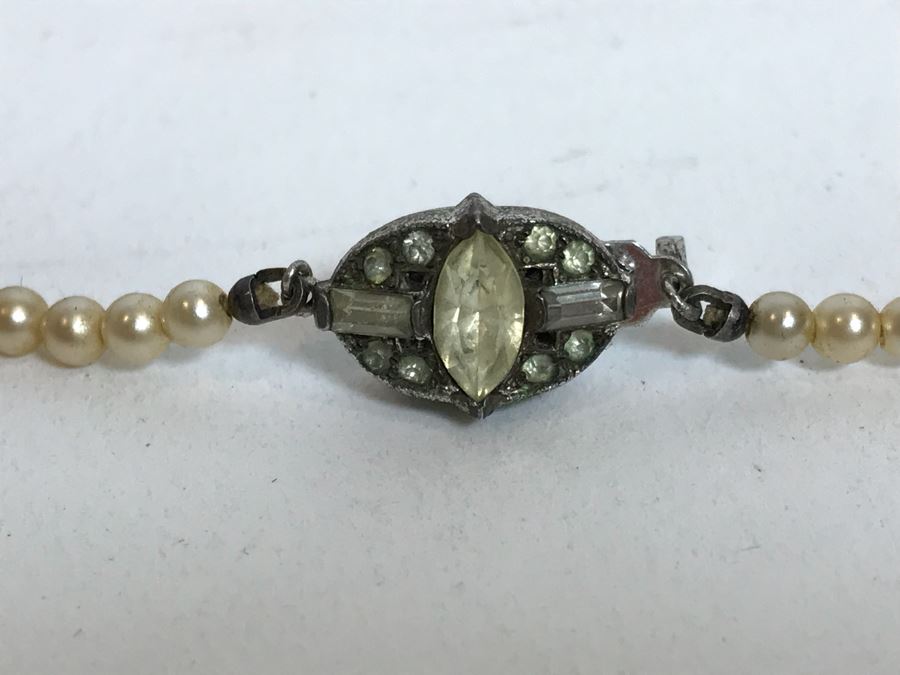 Pair Of Coral Bead Necklaces (Pink And Red) And Vintage Trifari Necklace With Sterling Silver Clasp [Photo 6]