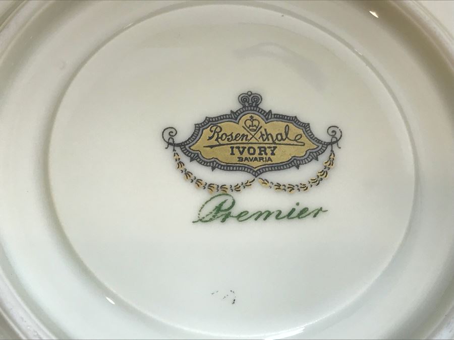 58 Piece Rosenthal Ivory Bavaria Premier Cups And Saucers, Double Handle, Single Handle And Demitasse [Photo 14]
