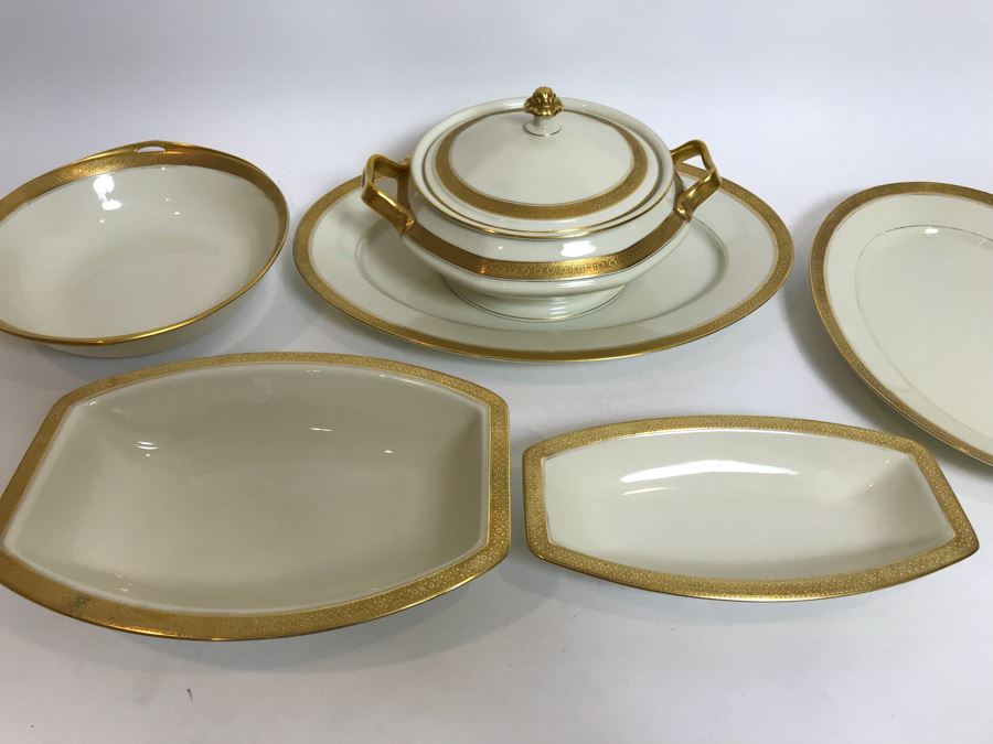 7 Piece Rosenthal Ivory Bavaria Premier Platters, Bowls, Soup Tureen [Photo 1]