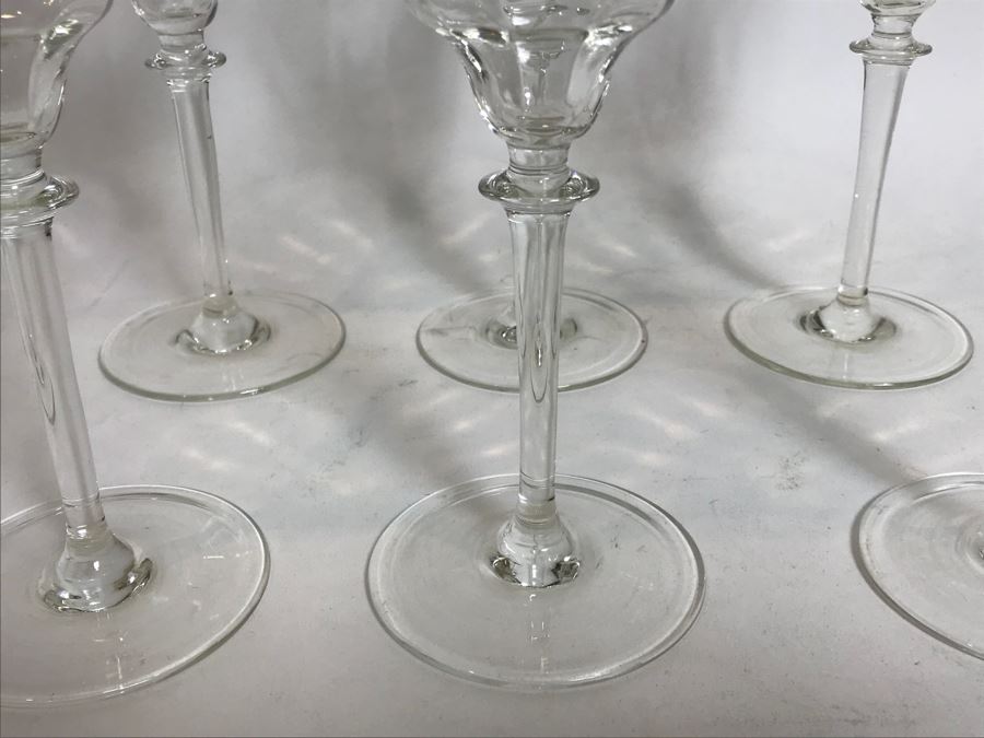 (6) Etched Glass Stemware [Photo 5]