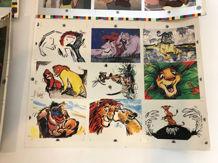 Collection Of Disney’s Movie Happy Meal Toys And Uncut SkyBox Disney Trading Cards [Photo 7]