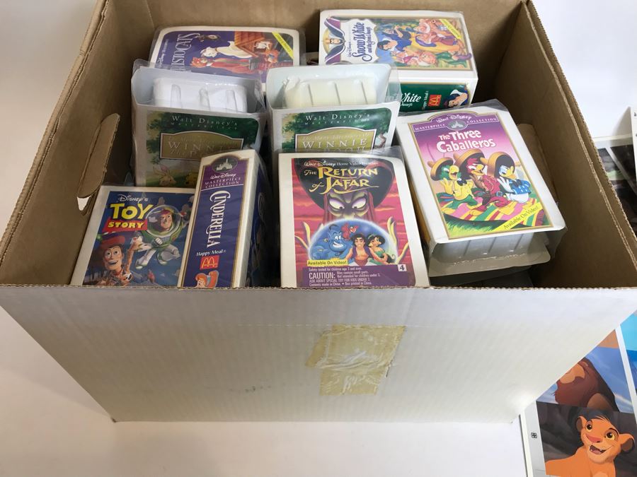 Collection Of Disney’s Movie Happy Meal Toys And Uncut SkyBox Disney Trading Cards [Photo 5]