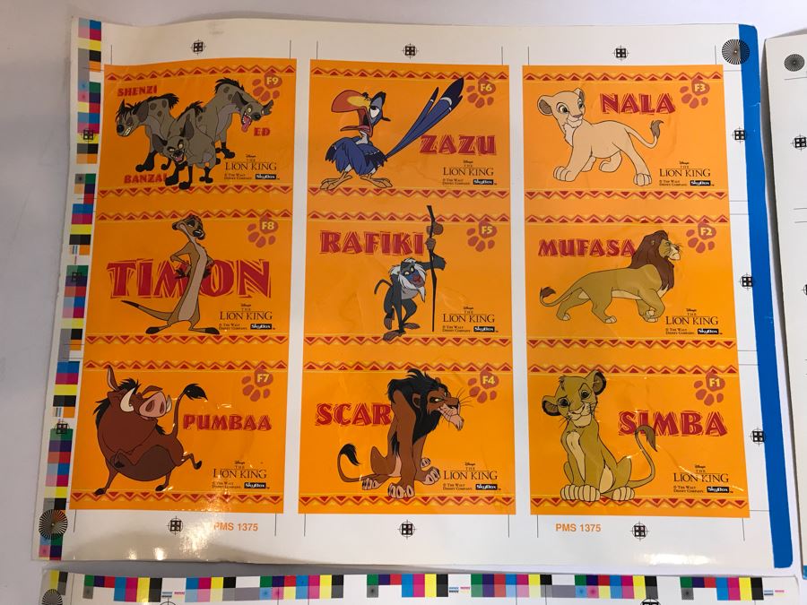 Collection Of Disney’s Movie Happy Meal Toys And Uncut SkyBox Disney Trading Cards [Photo 15]