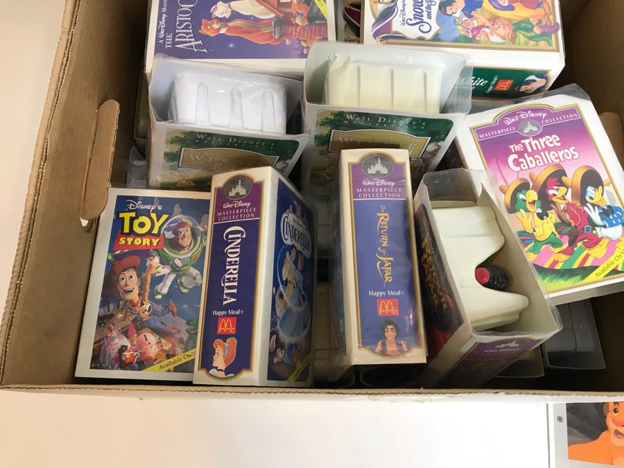Collection Of Disney’s Movie Happy Meal Toys And Uncut SkyBox Disney Trading Cards [Photo 6]