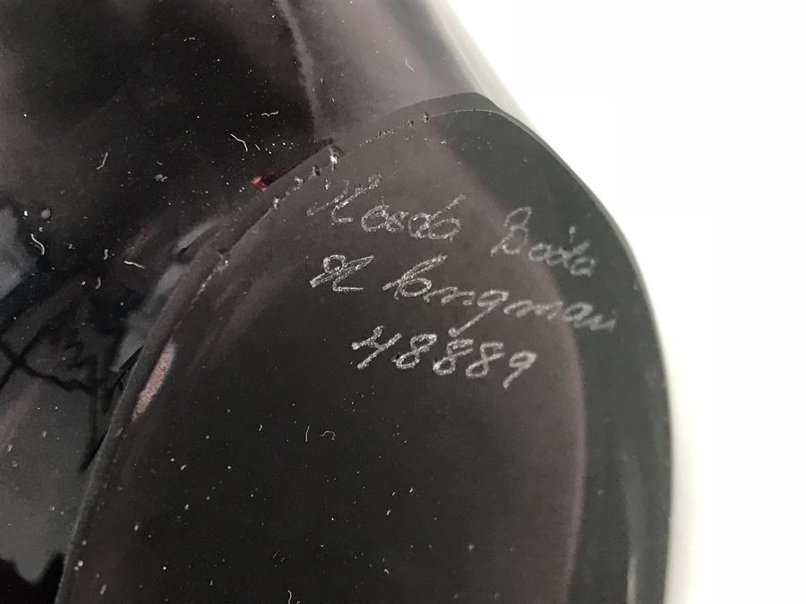 JUST ADDED - Pair Of Kosta Boda Art Glass Pieces - Vase And Bowl [Photo 10]