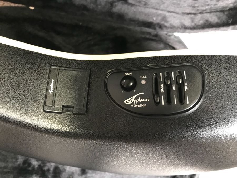 JUST ADDED - Applause By Ovation Acoustic Steel String Guitar Model No. AE 128 With Pick Up And Case [Photo 2]