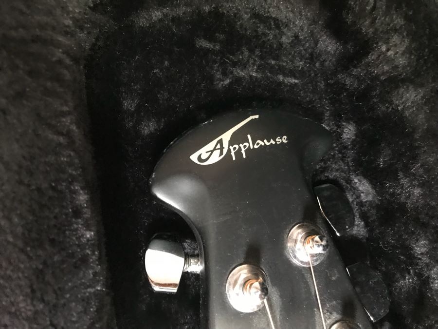 JUST ADDED - Applause By Ovation Acoustic Steel String Guitar Model No. AE 128 With Pick Up And Case [Photo 9]