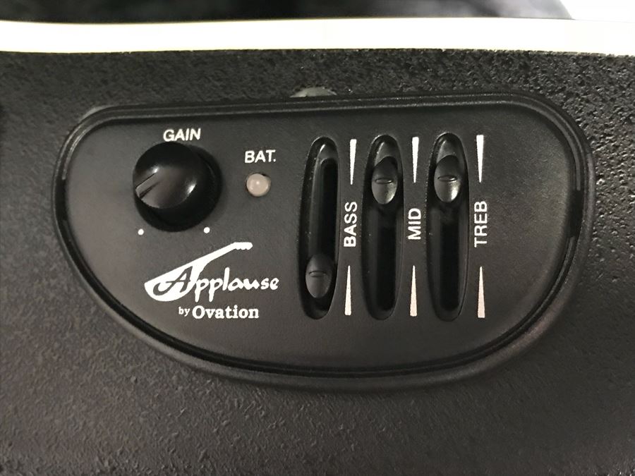 JUST ADDED - Applause By Ovation Acoustic Steel String Guitar Model No. AE 128 With Pick Up And Case [Photo 14]