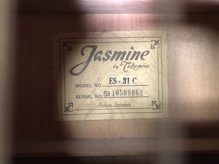 JUST ADDED - Acoustic Steel String Guitar Jasmine By Takamine Model No ES-31C With Pick Up [Photo 9]