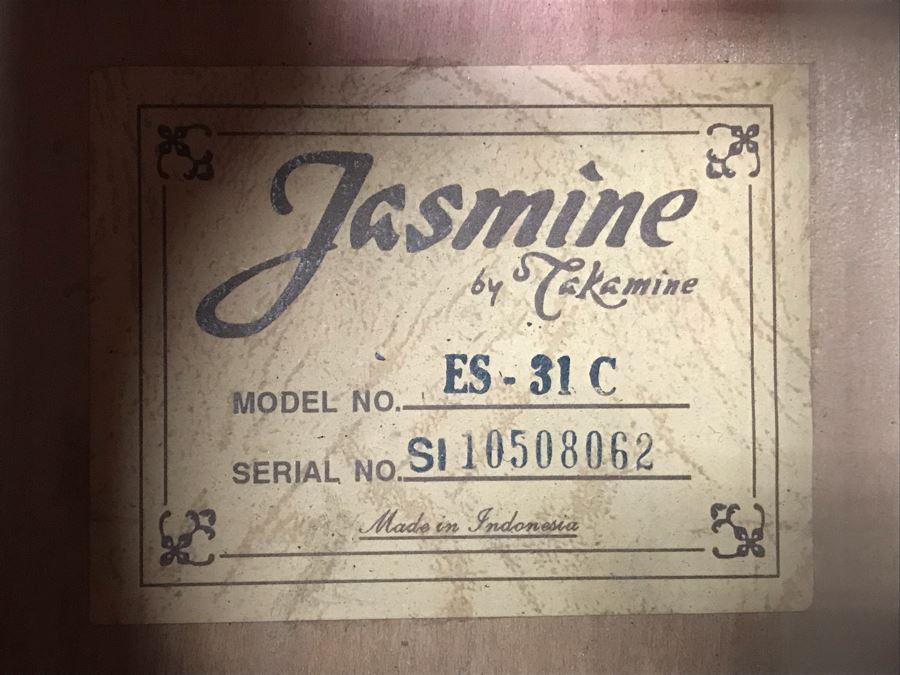 JUST ADDED - Acoustic Steel String Guitar Jasmine By Takamine Model No ES-31C With Pick Up [Photo 10]