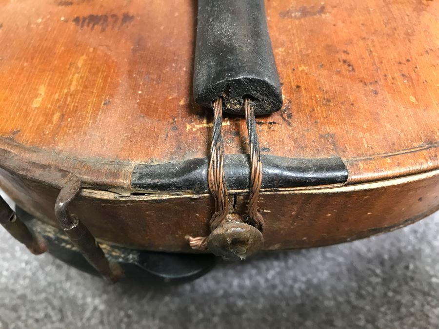 JUST ADDED - Old Violin With Case - Appears To Have Been Modified [Photo 11]