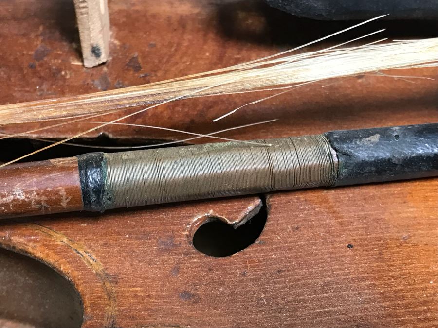JUST ADDED - Old Violin With Case - Appears To Have Been Modified [Photo 27]
