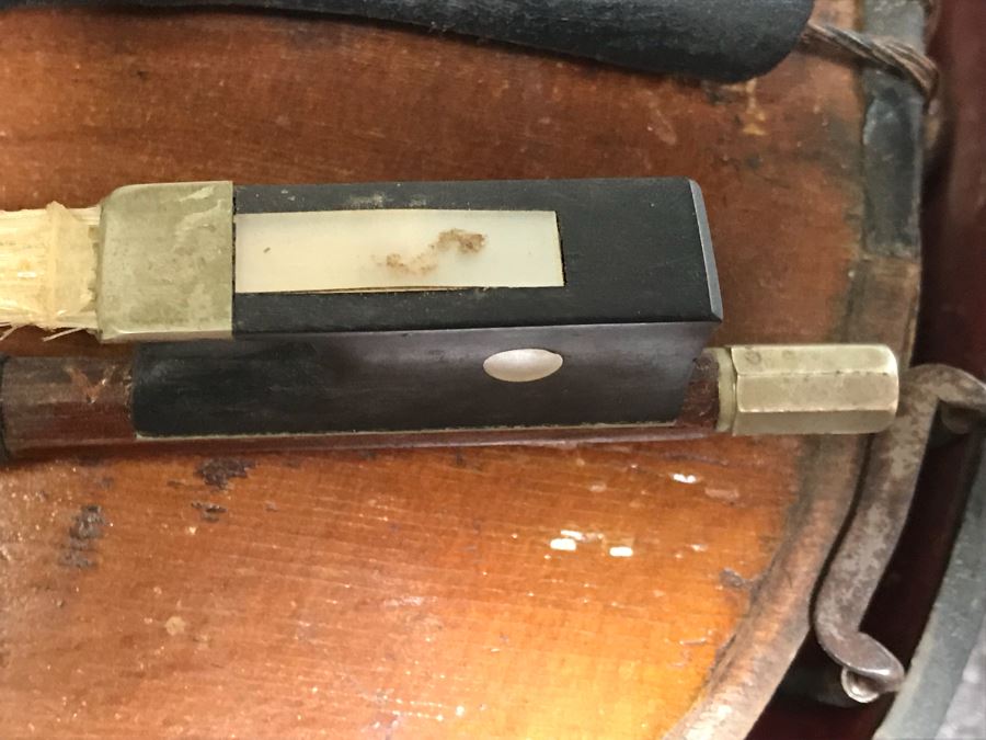 JUST ADDED - Old Violin With Case - Appears To Have Been Modified [Photo 25]