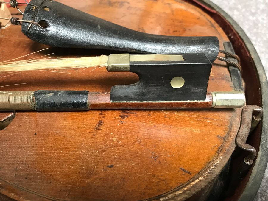 JUST ADDED - Old Violin With Case - Appears To Have Been Modified [Photo 23]