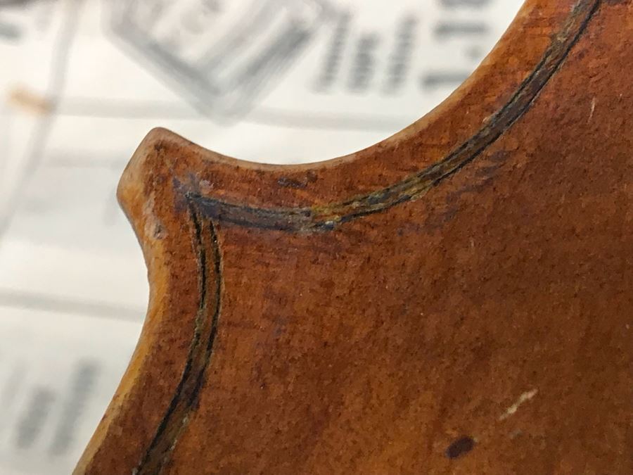 JUST ADDED - Old Violin With Case - Appears To Have Been Modified [Photo 19]