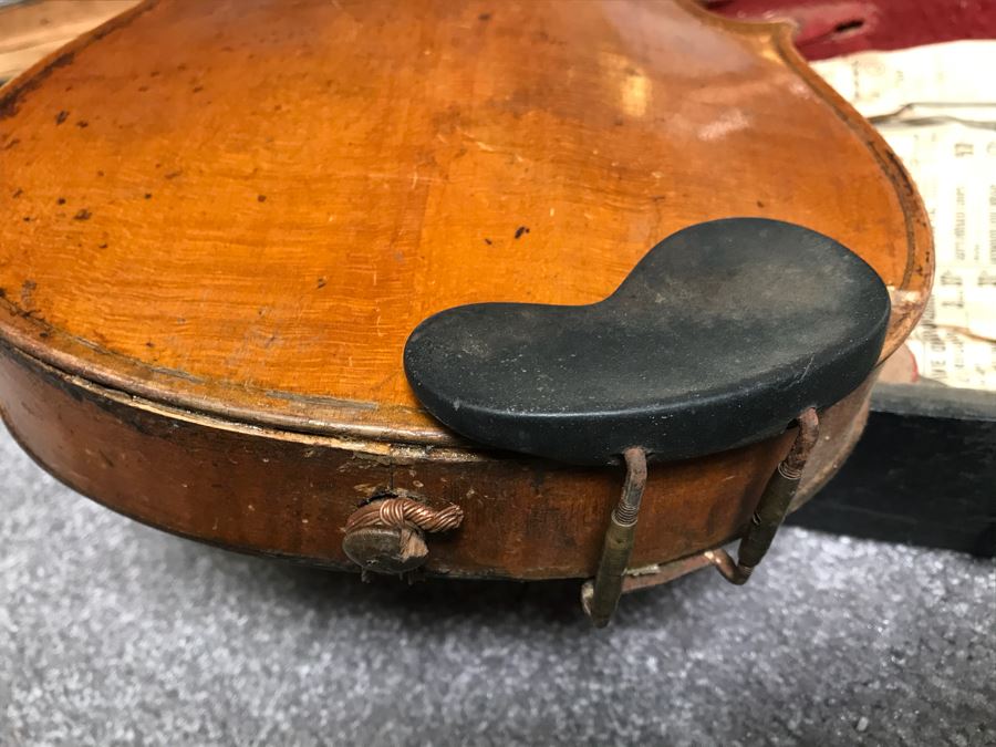 JUST ADDED - Old Violin With Case - Appears To Have Been Modified [Photo 18]